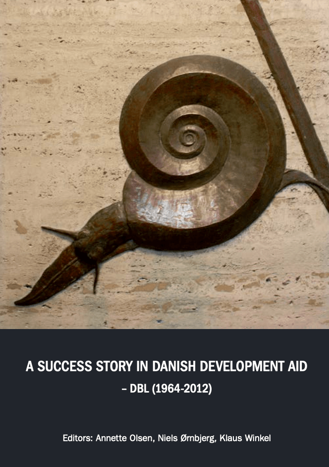 Book cover: A success story in Danish Development Aid – DBL (1964-2012)