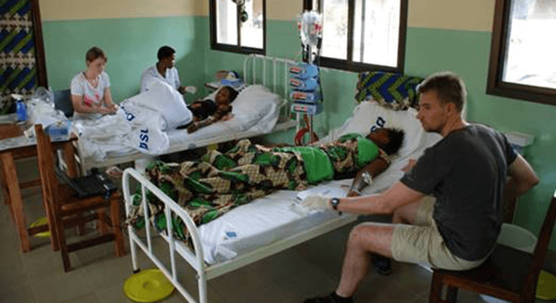 Malaria patients in hospital