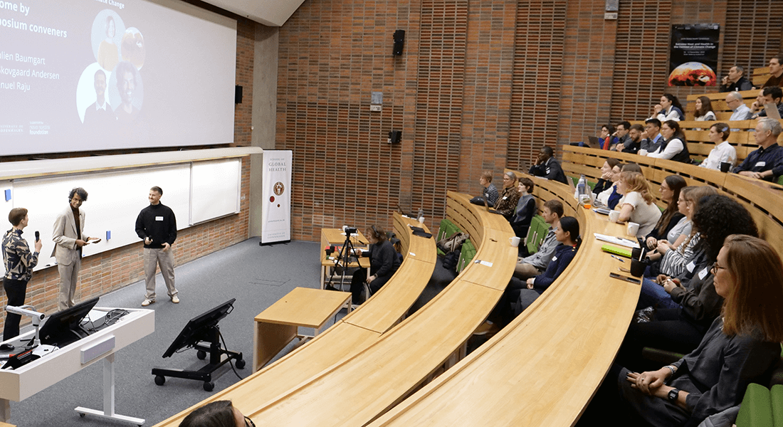 Welcome speech by symposium convenors